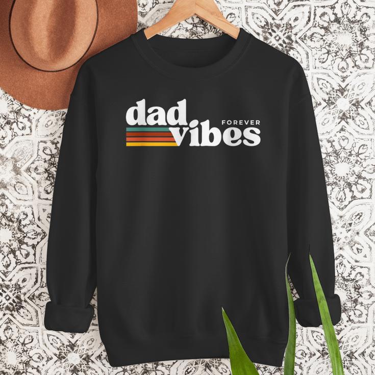 Dad-Vibes Forever Father Retro Vintage Men Sweatshirt