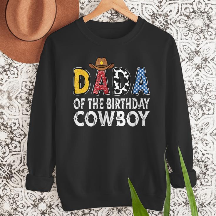 Dada 1st Birthday Cowboy Western Dada Birthday Boy Men Sweatshirt