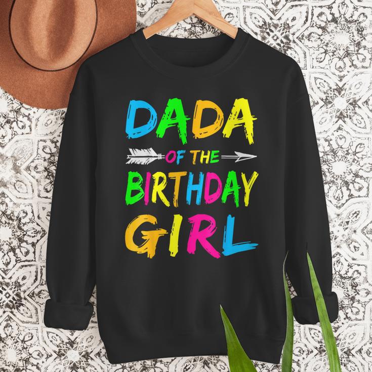 Dada Of The Birthday Girl Retro 80's Party Shirt Men Sweatshirt