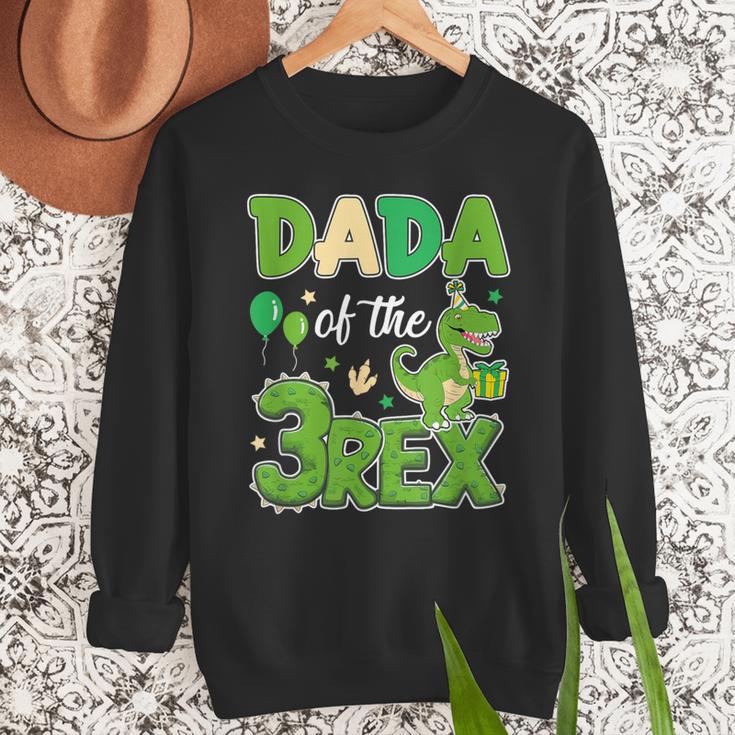 Dada Of The Three Rex Birthday Dinosaur Family Matching Men Sweatshirt