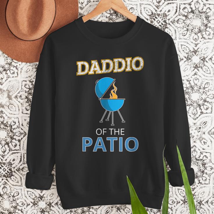 Daddio Of The Patio Fathers Day BBQ Grill Dad Men Sweatshirt