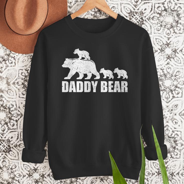 Daddy Bear 3 Cubs Shirt Daddy Bear 3 Kids Tshirt Dad 3 Kids Men Sweatshirt