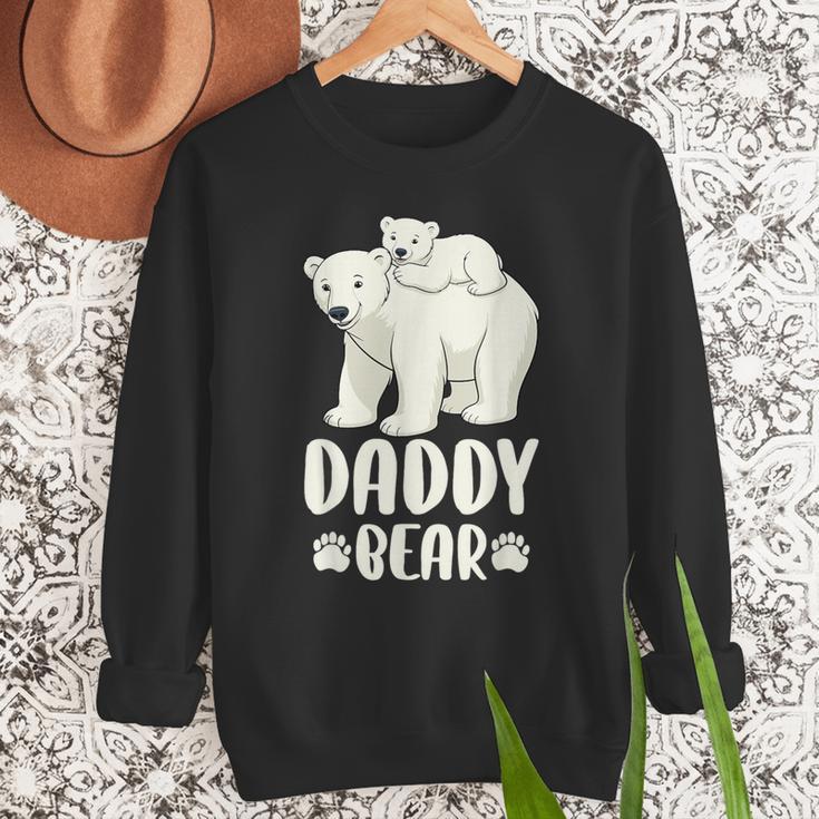 Daddy Bear And Cub Polar Bear Men Sweatshirt Daddy Bear And Cub Polar Bear Men Sweatshirt