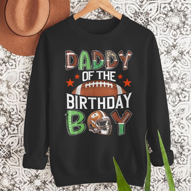Daddy Of The Birthday Boy Game Day Football Men Sweatshirt