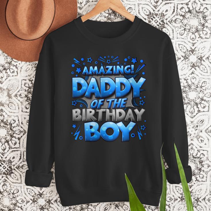 Daddy Of The Birthday Boy Matching Family Father Men Sweatshirt