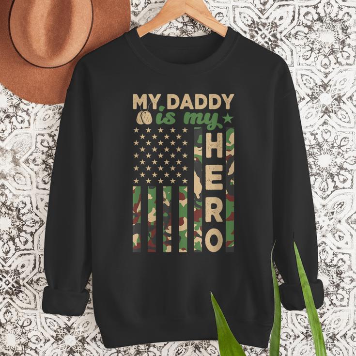 My Daddy Is My Hero Military Dad US Flag Father’s Day Men Sweatshirt My Daddy Is My Hero Military Dad US Flag Father’s Day Men Sweatshirt