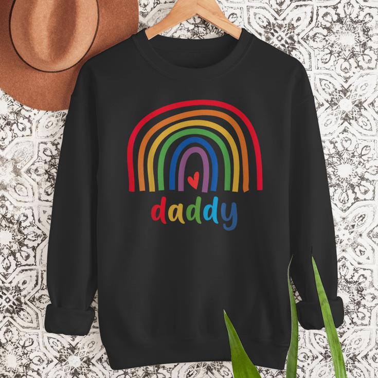 Daddy Rainbow For Women Men Family Matching Birthday Men Sweatshirt Daddy Rainbow For Women Men Family Matching Birthday Men Sweatshirt