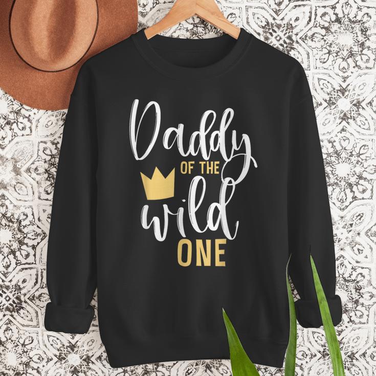 Daddy Of The Wild One Shirt 1st Birthday First Thing Dad Tee Men Sweatshirt