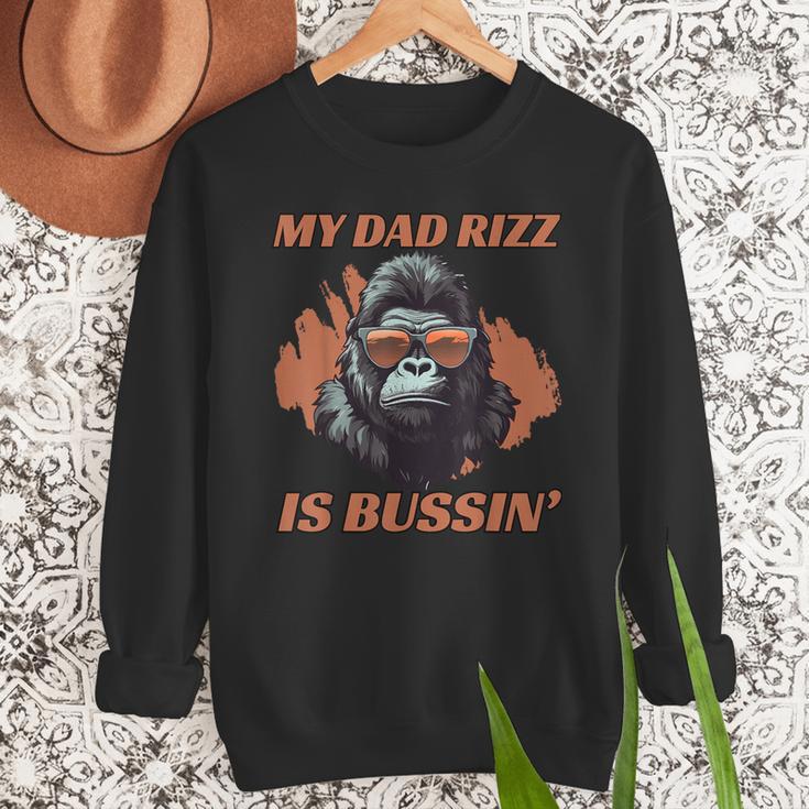 Dad's Birthday Father's Day Dad RIzz Is Bussin' Men Sweatshirt