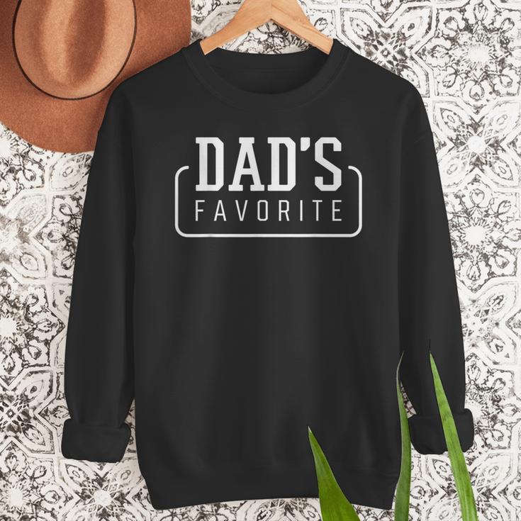 Dad's Favorite Son Daughter I'm Dad's Favorite Men Sweatshirt
