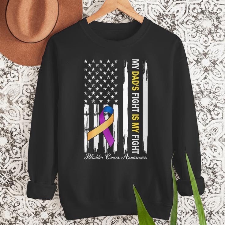 My Dad's Fight Is My Fight Bladder Cancer Awareness Men Sweatshirt