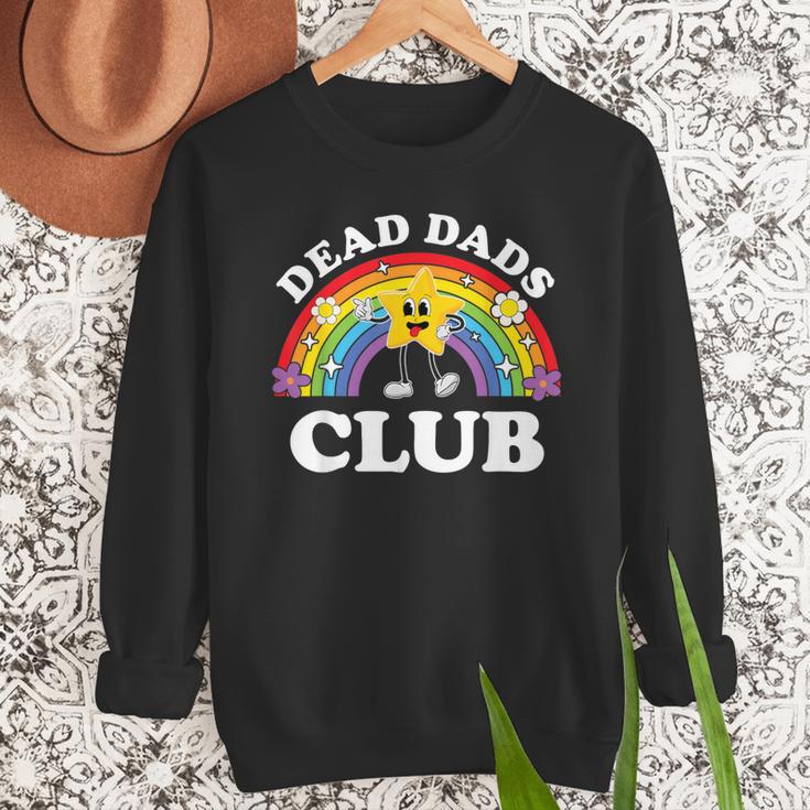 Dead Dads Club Inappropriate Cringe Adult Raunchy Men Sweatshirt