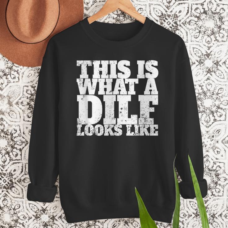 This Is What A DILF Looks Like Hot Dad DILF Men Sweatshirt This Is What A DILF Looks Like Hot Dad DILF Men Sweatshirt