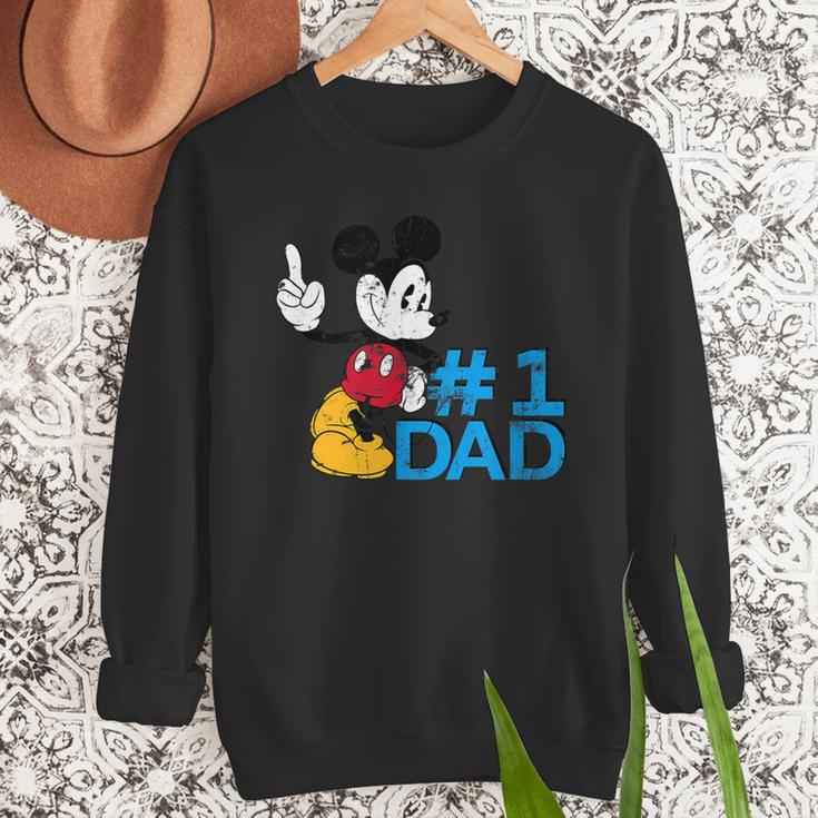 Disney Mickey Mouse Father's Day 1 Dad Men Sweatshirt