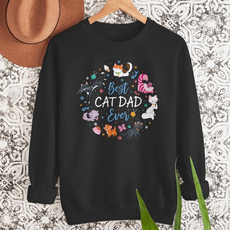 Disney Pet Parent Father’s Day Disney Cats Best Cat Dad Ever Men Sweatshirt