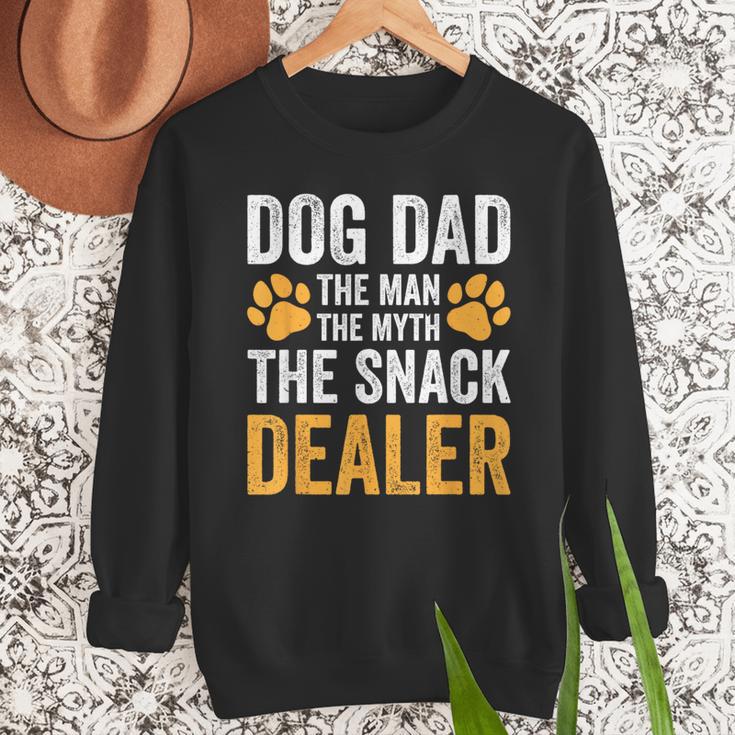 Dog Dad The Man The Myth The Snack Dealer Men Sweatshirt
