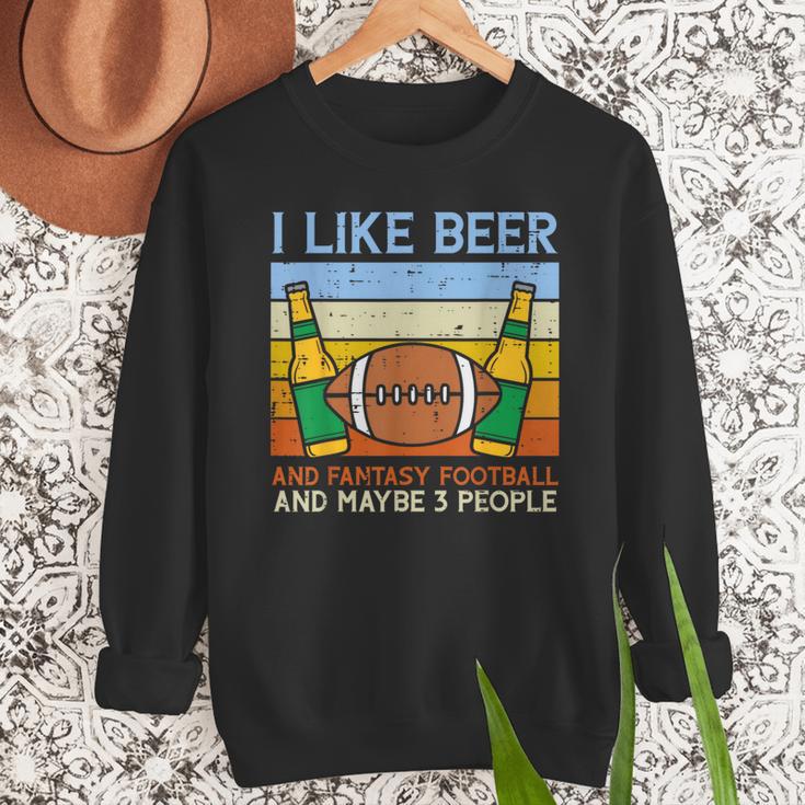 I Like Fantasy Football 3 People Draft Party Dad Men Men Sweatshirt
