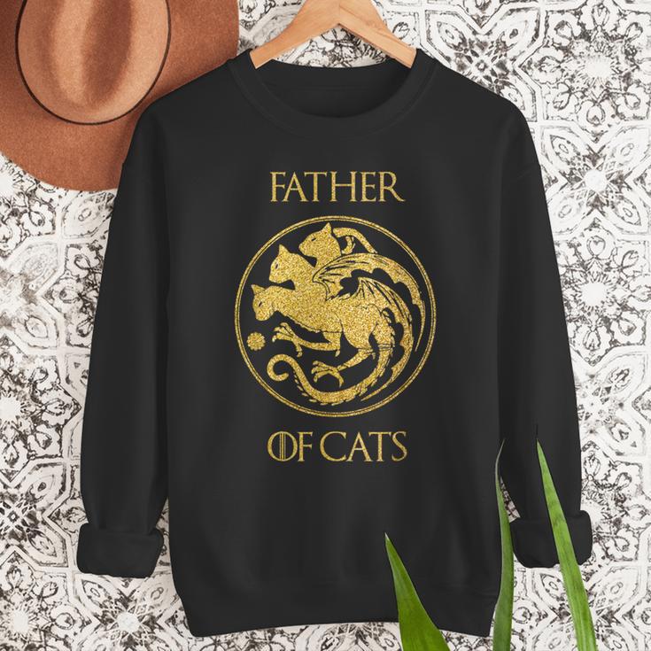 Father Of Cats Shirt Cat Dad Cat Daddy Men Sweatshirt