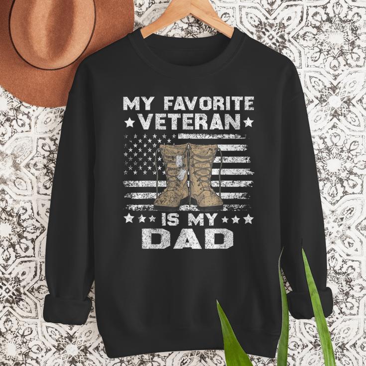 Father Veterans Day My Favorite Veteran Is My Dad For Kids Men Sweatshirt Father Veterans Day My Favorite Veteran Is My Dad For Kids Men Sweatshirt