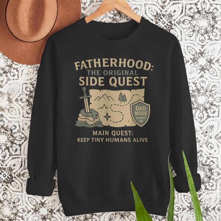 Fatherhood The Original Side Quest Dad Mode Men Sweatshirt Fatherhood The Original Side Quest Dad Mode Men Sweatshirt