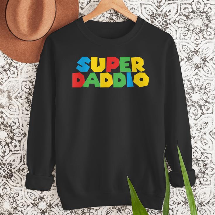 Fatherly Powers Unleashed Gamer Super Dad From Wife & Kids Men Sweatshirt