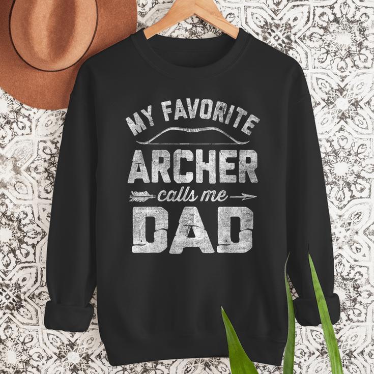 My Favorite Archer Calls Me Dad Archery Father's Day Men Sweatshirt My Favorite Archer Calls Me Dad Archery Father's Day Men Sweatshirt