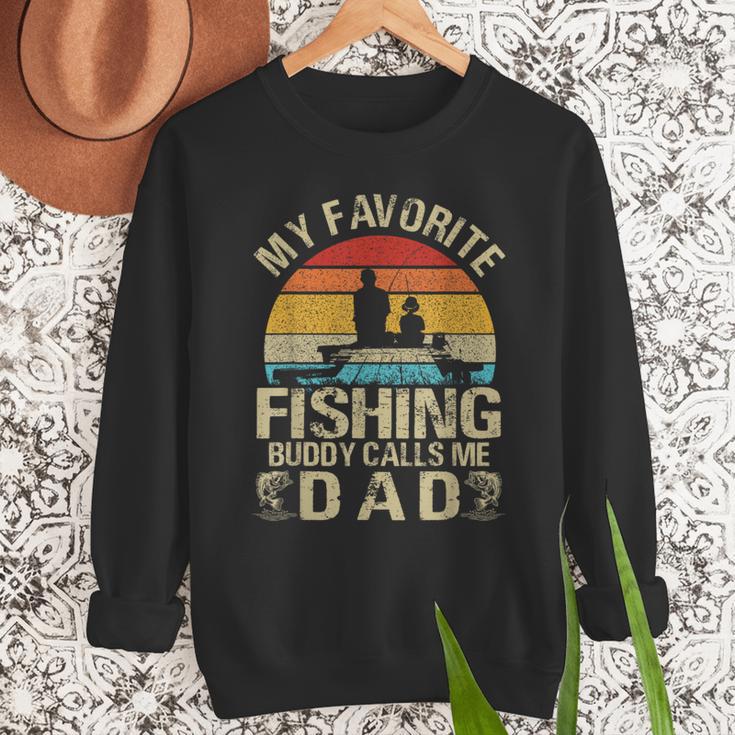 My Favorite Fishing Buddy Calls Me Dad Men Sweatshirt My Favorite Fishing Buddy Calls Me Dad Men Sweatshirt