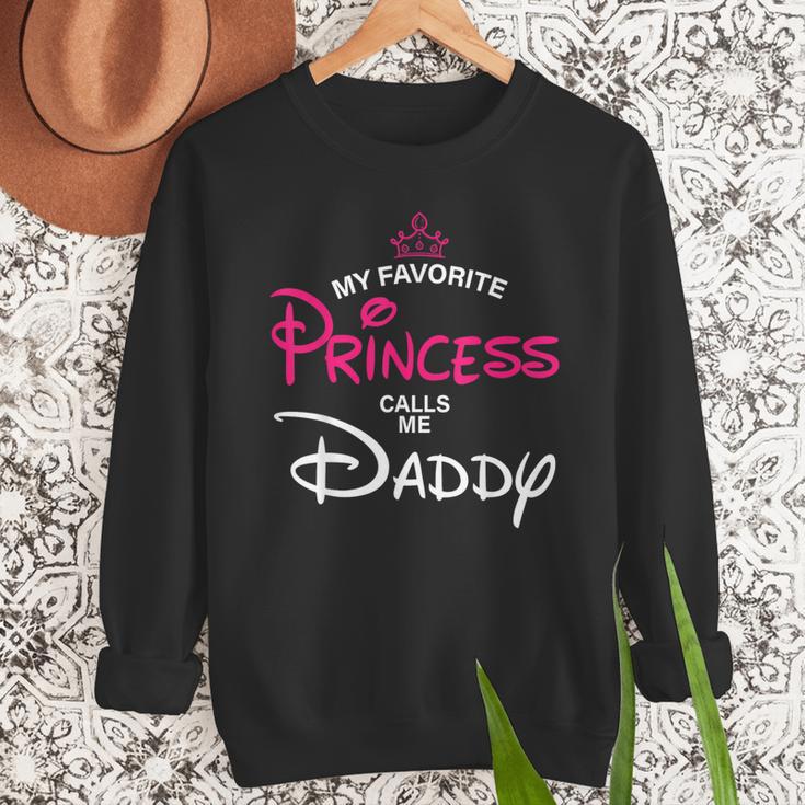 My Favorite Princess Calls Me Daddy Daughter Fathers Day Men Men Sweatshirt