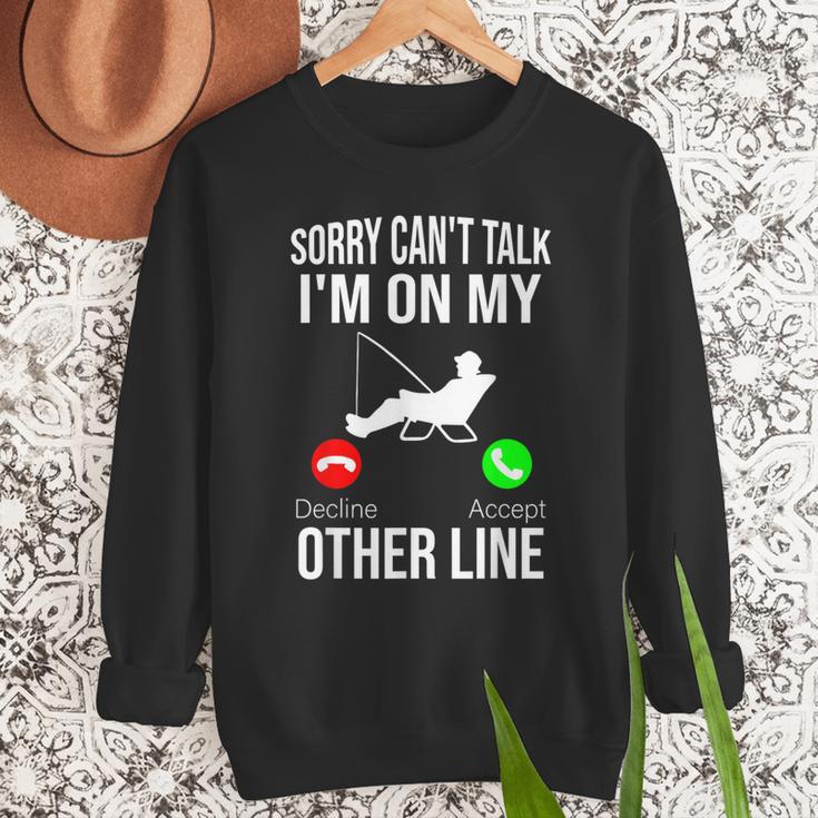 Fishing Dad Men Reel Cool Fish Bass Fishing Men Sweatshirt