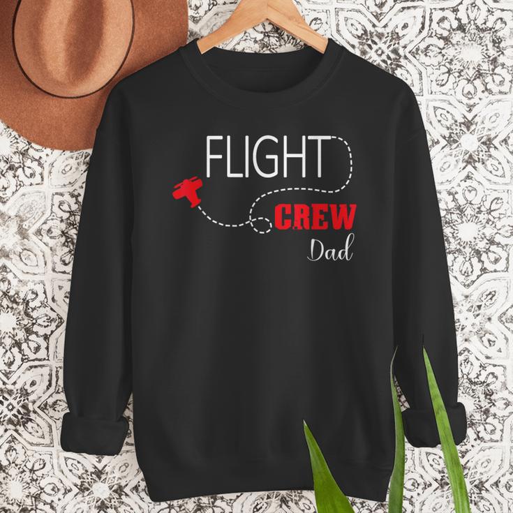 Flight Crew Airplane Birthday Dad Airplane Matching Family Men Sweatshirt Flight Crew Airplane Birthday Dad Airplane Matching Family Men Sweatshirt