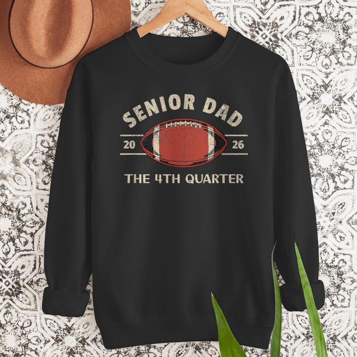 Football Senior Dad 2026 The 4th Quarter Men Sweatshirt
