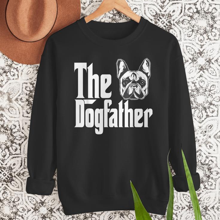 French Bulldog Dog Dad Dogfather Dogs Daddy Father Men Sweatshirt