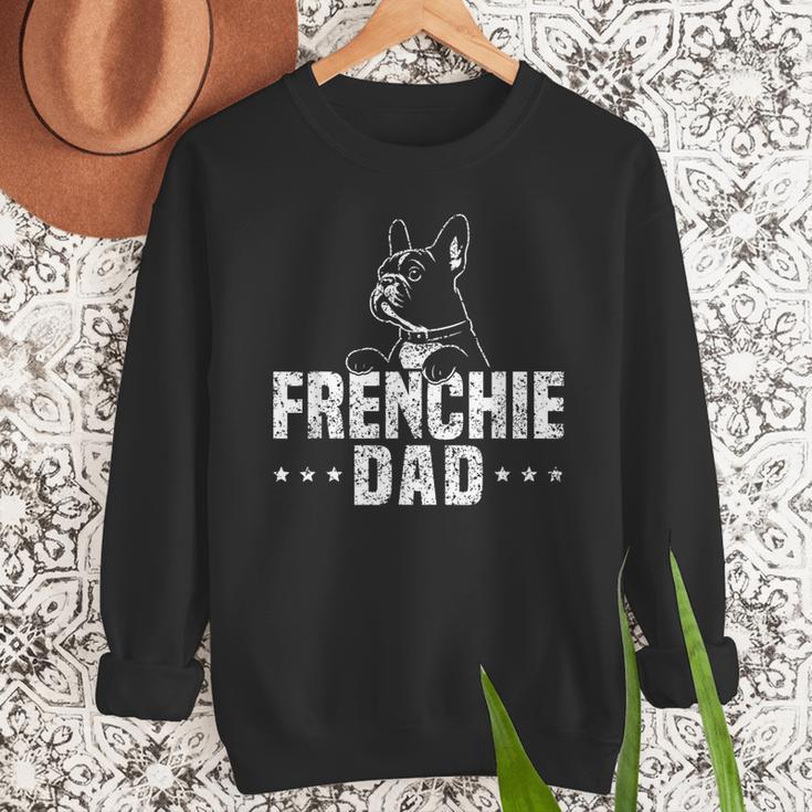 Frenchie Dad Lover Owner French Bulldog Father Daddy Papa Men Women Girls Kids Men Sweatshirt
