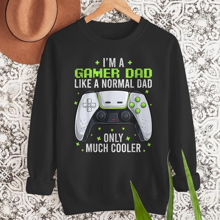 Gamer Dad Gaming Shirts Fathers Day Video Game Daddy Men Sweatshirt