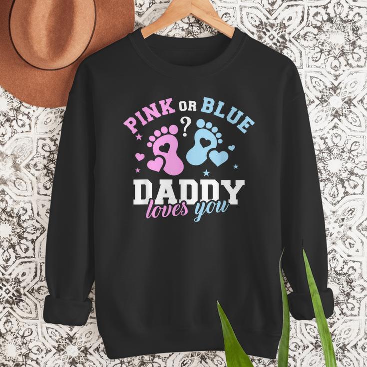 Gender Reveal Daddy Dad Men Sweatshirt