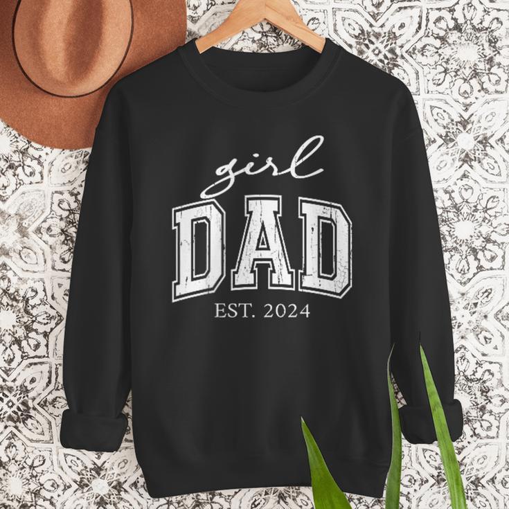 Girl Dad Est 2024 Dad Of Girls Father's Day Men Sweatshirt Girl Dad Est 2024 Dad Of Girls Father's Day Men Sweatshirt