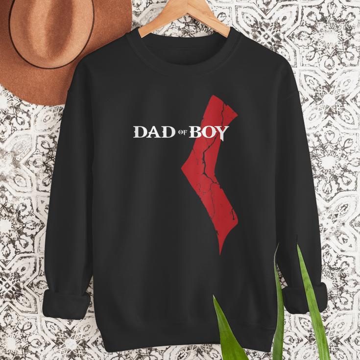 God Of Boy Dad Video Game Tshirt Father's Day Edition Men Sweatshirt