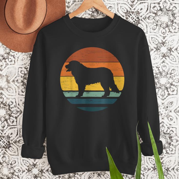 Golden Mountain Vintage Retro Mum Dad Dog Men Women Kids Men Sweatshirt
