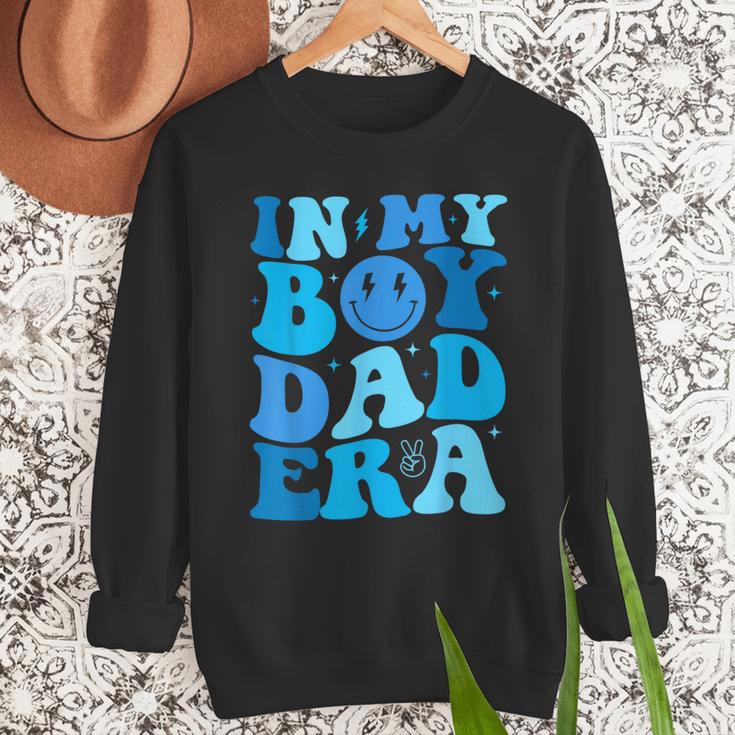 Groovy In My Boy Dad Era For Fathers Day Men Sweatshirt