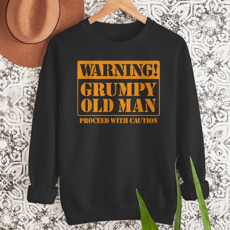 Grumpy Old Man Tee Shirt For Grandfathers Dads Father's Day Men Sweatshirt