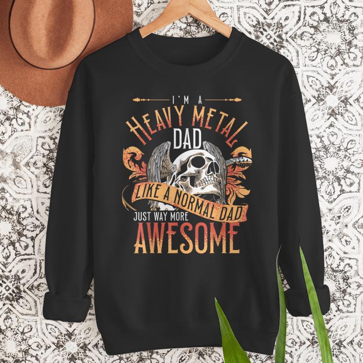 Heavy Metal Cooler Dad Punk Rock Music Lover Men Sweatshirt
