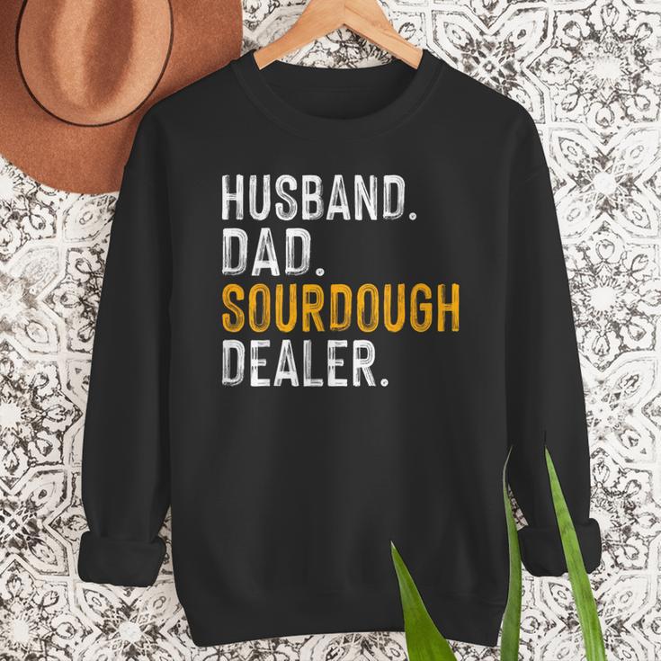 Husband Dad Sourdough Dealer Sourdough Baker Men Sweatshirt