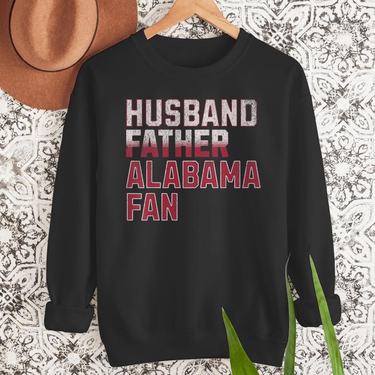 Husband Father Alabama Fan Fathers Day Alabama Dad Men Sweatshirt