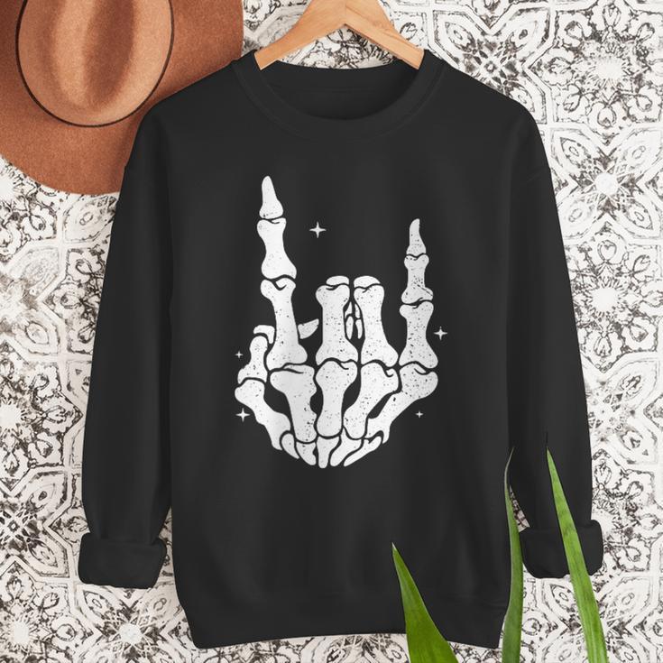 Just A Dad Who Always Came Back 2 Sided Skeleton Men Sweatshirt