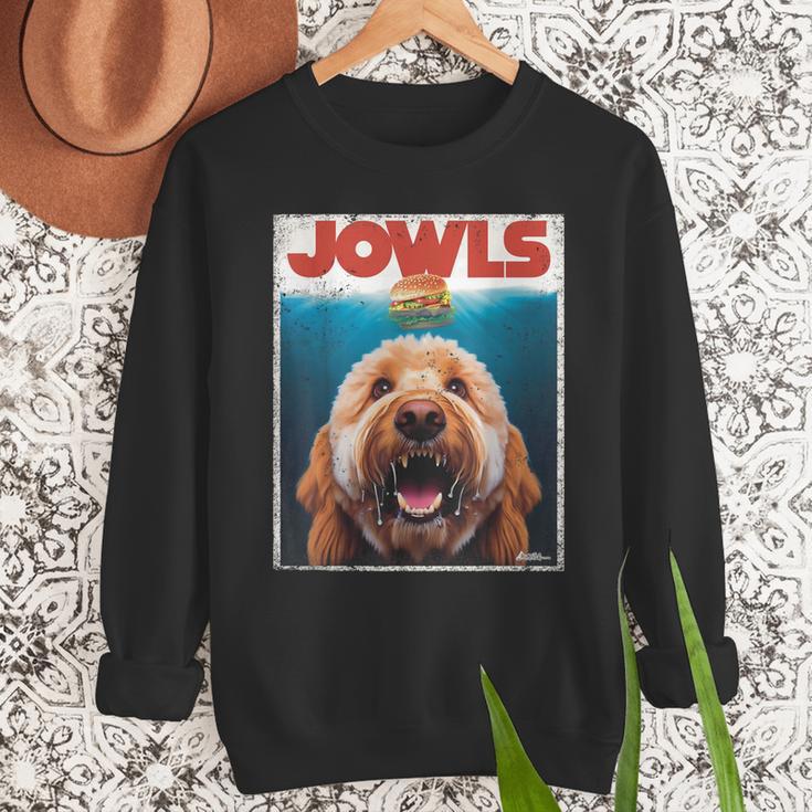 Labradoodle Jowls Tee Fawn Lab Doodle Mom Top Dad Men Sweatshirt