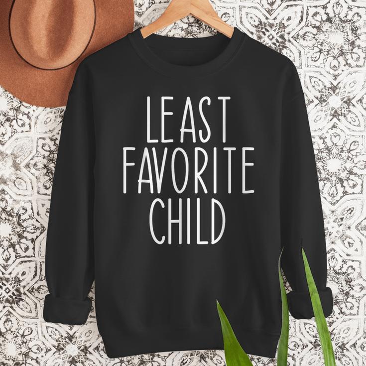 Least Favorite Child Mom Dad Son Men Sweatshirt