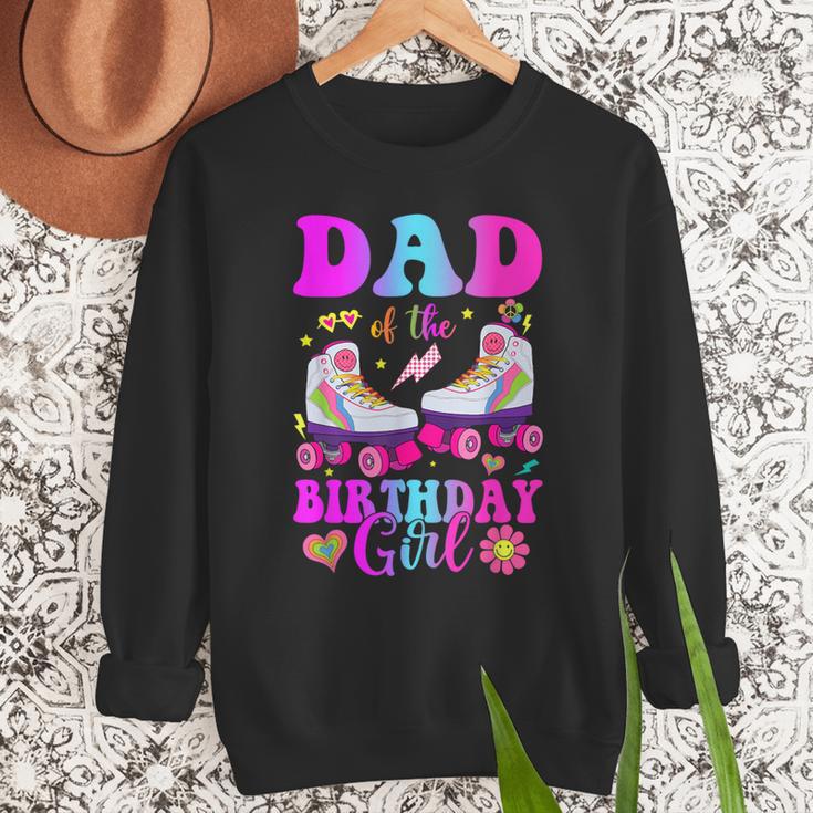 Let's Roll Dad Of The Birthday Girl Roller Skate Birthday Men Sweatshirt Let's Roll Dad Of The Birthday Girl Roller Skate Birthday Men Sweatshirt