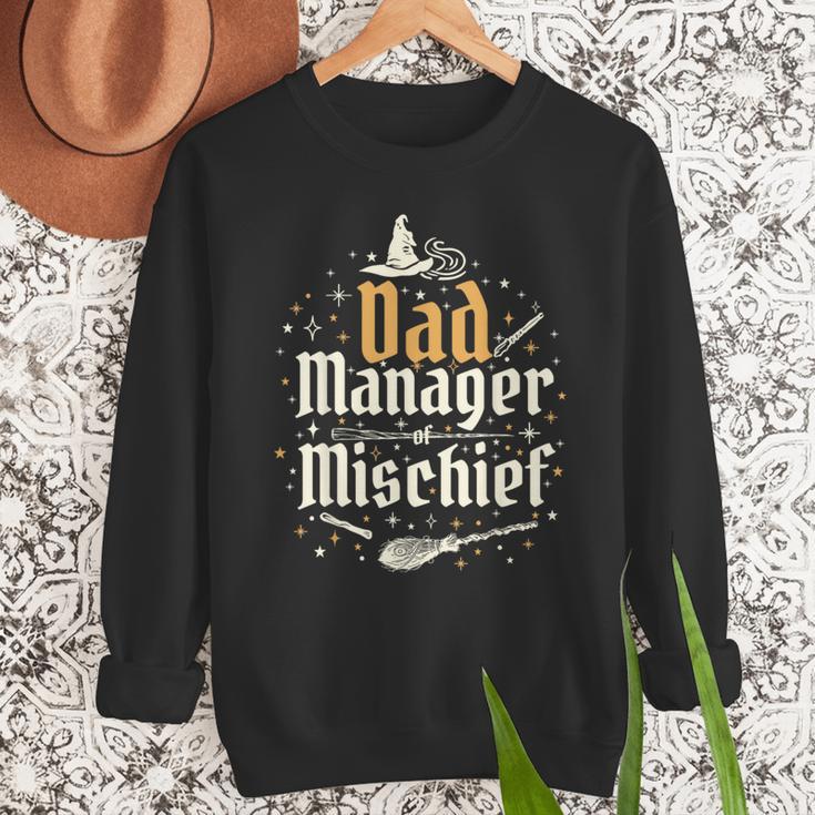 Magical Dad Manager Of Mischief Birthday Boys Girls Men Sweatshirt