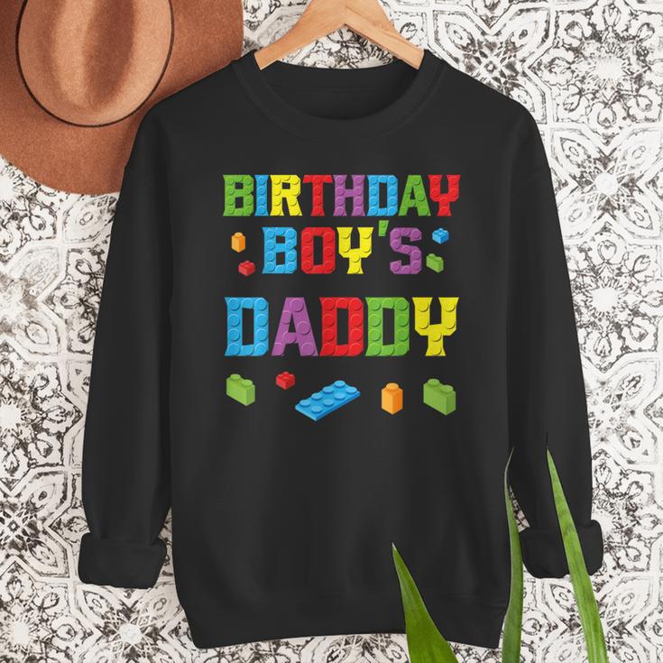 Master Builder Birthday Boy's Daddy Building Bricks Blocks Men Sweatshirt Master Builder Birthday Boy's Daddy Building Bricks Blocks Men Sweatshirt