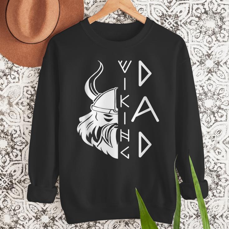 Men Celtic Norse Mythology Viking Dad Men Sweatshirt